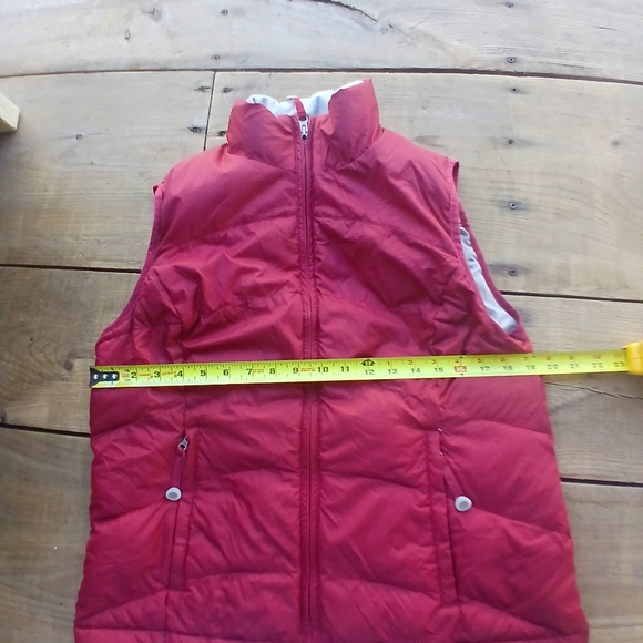 Women's L.L.Bean Down Vest Sz M RED - Picture 10 of 10